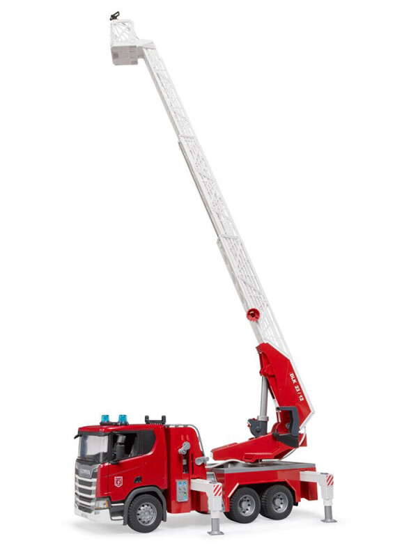 Bruder Scania s požárním žebříkem 1:16 